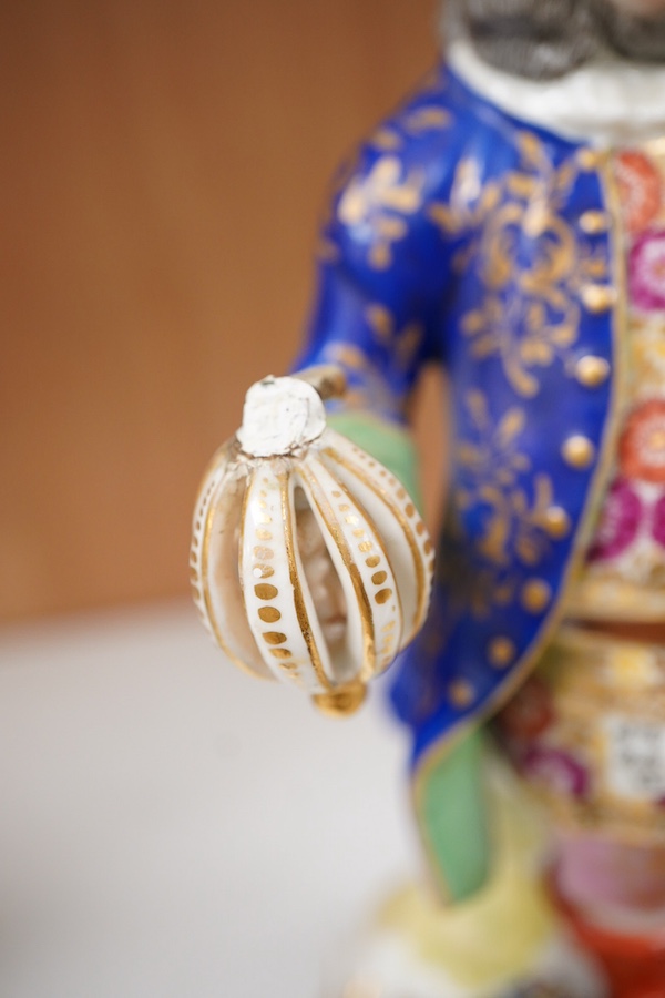 A 19th century Derby figure of Falstaff, 22cm